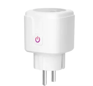 Stock Mini Smart Socket Plug with Power Metering Alexa and Google Home Voice Control Tuya WiFi Smart Plug for US UK EU