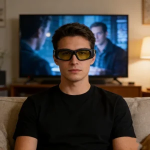 Stock for 3D Active Shutter Glasses 96 144Hz for LG BENQ ACER DLP Link 3D Projector Gonbes G05 Classic Smart Glasses