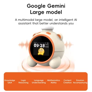 Student Digital Electronic Smart AI Alarm Clock Knob Button Sleep Aid Mode Multi function Stopwatch Countdown Bedroom Office