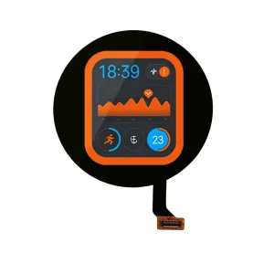 Super Bright 850nit 2.06 Inch AMOLED Round Display 410×502 Resolution MIPI Interface High Contrast Ratio OLED Display Screen