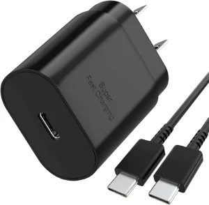 Super Fast Charging Type C Charger TA800 EU UK US Cube 1m USB C Cable PD 25W USB-C Power Adapter