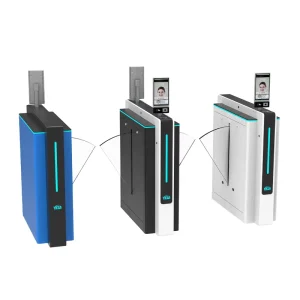 Swing Turnstile Gate Card Access Control Stainless Steel Automatic Bidirectional Barrier for Port Outlet Exhibition Hall Casino