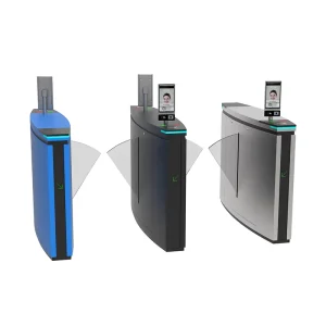 Swing Turnstile Gate Face Recognition Card Access Control Stainless Steel Automatic Barrier for Retail Store Theater Resort Mall