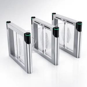 Swing Turnstile Manufacturer 304 SUS Brushless Motor Swing Turnstile Gate Antitailgating Access for Gym Fitness Club Supermarket