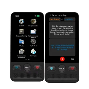 T13 Android Smart AI Mini Translator Device 160 Languages IPS 3.0 Inch Portable Offline Real-Time Voice and Photo Translation