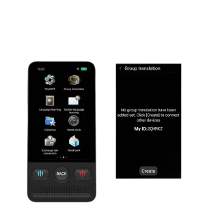 T13/T21 Portable Offline Translator Type-C Charging ABS Material