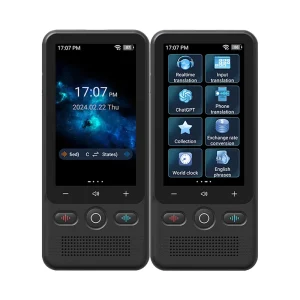 T18 Mini Smart AI Voice Translator Instant Photo Translation Real-Time Multilingual Interpretation Touch Screen Android IPS
