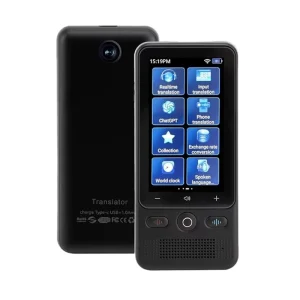 T18 Smart AI Voice Translator 160 Languages Touch Screen Instant Photo Real Time Travel Translation Device