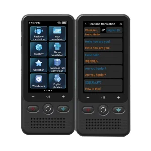 T18 Smart AI Voice Translator with Instant Photo Translation Real-Time Multilingual Interpretation Online Translator