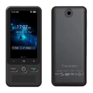 T18 Smart Voice Translator 2.4G/5G WiFi 138 Online Languages 1500mAh Battery Translation Device