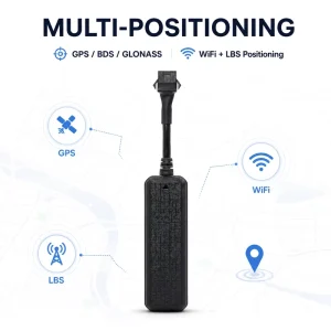 T2 4G Vehicle GPS Tracker with GPS BDS GLONASS WiFi LBS Positioning Power Cut off and Real time Tracking