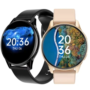 T2 Pro Smartwatch for Call 1.52 Inch Full Screen Touch True Heart Rate Blood Oxygen Monitoring Alloy Case Silicone Band