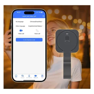 T30 Mini Translation Device, 150 Languages, Online Real-Time Translation, Mobile Phone App, Audio and Video Call Translator