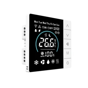 TC90 Flexible Energy Saving LCD Touch Thermostat Room Temperature Controller for HVAC Systems in Hospitals & Schools