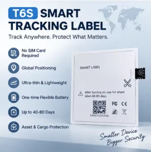 TCH T6S Ultra Thin Smart Tracking Label No SIM Card Global Locator for Vehicle Logistics Luggage Asset Anti Lost Tracking