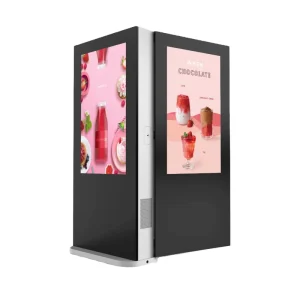 THLEE Floor standing LCD Smart Touch Vertical Advertising Outdoor 4K Display Android Touch Screen All in one Shopping Mall