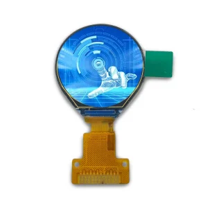 TONWELL 0.71 Inch LCD 160×160 GC9D01 SPI IPS TFT Customizable Screen 500 Brightness for Smart Watch Wearable Handheld Multimeter