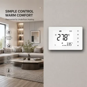 TP818 Tuya Smart Heating Thermostat 3A LED Touch Screen Weekly Programmable WIFI Eco Friendly Water Floor Modern Apartments 230v