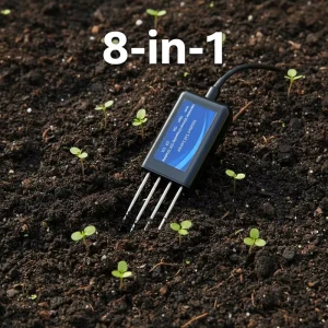 TR THECNPK06O Customizable Smart 6 in 1 Soil Moisture Meter RS485 EC NPK Temperature for Agriculture