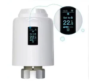 TRV602 ZigBee Smart Thermostatic Radiator Valve Digital Weekly Programmable Smart Temperature Controller Anti Flammable PC