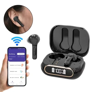 TS756-32 OTC BT Rechargeable Hearing Aid 32-Channel Digital with App Control & Noise Cancelling for Elderly