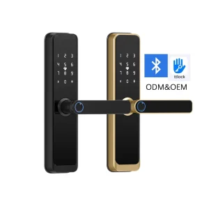 TTLCOK APP for Digital Touch Smart Lock 50 Handle Fingerprint Password Indoor Wooden Door Electronic Access Control for