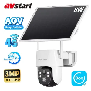 TTZ-SOA33A with Motion Detection Built-In Siren Night Vision CMOS Sensor IP65 Waterproof Cloud & SD Card Storage