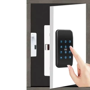 TTlock Cabinet Smart Digital RFID & Keypad Code Lock for Furniture and Hotel Public Use Aluminum Steel Doors