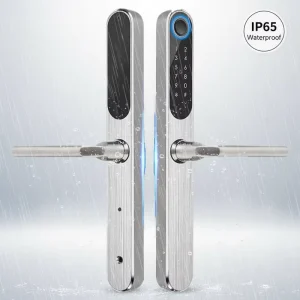 TTlock Sliding Door Smart Lock WiFi Cloud Narrow Frame Aluminum Door Stainless Steel Fingerprint Password Waterproof Anti-Theft