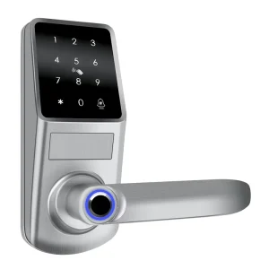 TTlock Smart Locks Biometric Password and Fingerprint Electronic Replacement Ball Lock Aluminum or Wooden Door Lock
