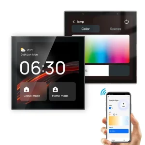 TUOAN 4inch Smart Home Products Tuya Smart Home Automation Zigbee Device Smart Home Zigbee Gateway Control Panel Built in Alexa