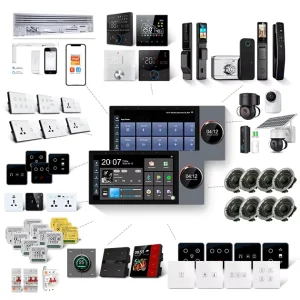 TUOAN New Arriving 7 Inch Smart Home Zigbee Gateway Wifi Smart Control Panel Multi Function Wall Touch Screen Tuya Center