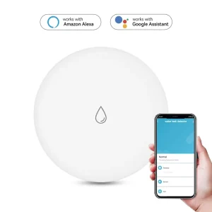 TUOAN Tuya 75dB Water Leak Detector with APP Notification ZigBee Sensor forTuya App