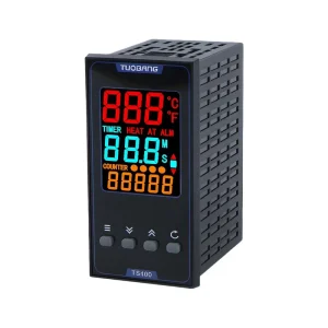 TUOBANG Digital LCD Display Smart Temperature Controller TS400 OEM ODM ABS Material 48*96 Integrated Thermostat