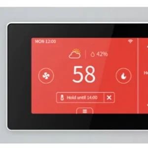 TUYA Google Home WIFI Square Energy Saving 4.3 inch Color Touchscreen Automatic Thermostat
