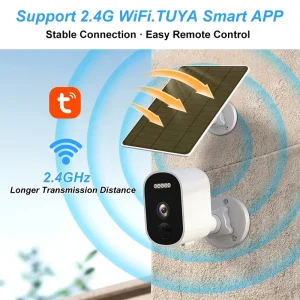 TUYA Solar Security Camera Outdoor Wireless Battery Camera 3MP HD IP66 Waterproof Home Security Camera