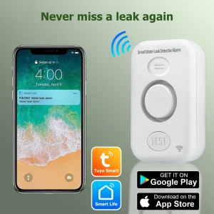 TUYA WIFI Home Security System Water Leak Detector Multi contact Sensor 24 hour Protection Sound Alarm Battery Home Automation