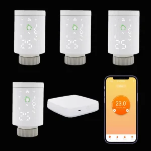 TUYA Zigbee Gas Boiler Connect Receiver Control TRV Thermostat Smart Home Thermostatic Radiator Valve