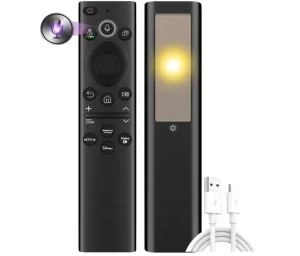 TV Remote Control Is Used for Samsung Smart TVs ( ) Rechargeable Solar Cells USB C Charging Voice