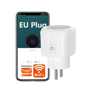 TY-EU-16A Smart Power Plug 16A with Energy Metering Function Wall Socket Outlet for Home Appliances Works Alexa