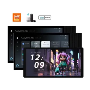 TYSH 8 Inch Tuya Smart Control Panel Zigbee Gateway Full House Control Alexa Voice Control Android OS IPS Display For Home Use