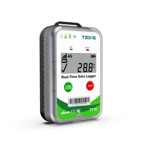 TZONE Iot Solution 4G Temperature Humidity Monitor Real Time GPS Tracker Temperature Data Logger WiFi