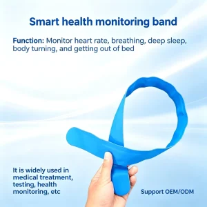 Tactile Vibration Piezo Film Thin Flexible Pressure Sensor Mat for Wearable Devices|Fabric&PVDF Health Monitoring Sensor Belt