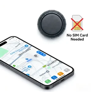 Tag02 Mini Smart GPS Tracker No SIM Card Required Real Time Tracking Strong Magnetic Anti Lost Locator for Vehicle Pet Bag