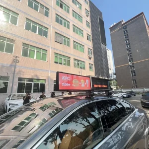 Taxi Top Led Display P2.5mm LED Screen for Taxi Advertising Car Roof Top Led Screen Ultra-thin Double Side HD Wifi GPS