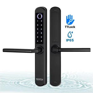 Tediton Cerradura Inteligente Para Puerta Digital TT Lock Keyless Door Entry System Waterproof Sliding Aluminum Smart Door Lock