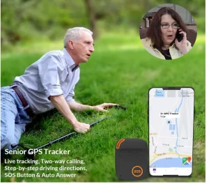 Telehealth Emergency Alert System Waterproof Personal 4G GPS Tracking Device