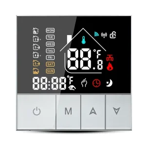 Telin AC8500 Underfloor Heating Smart Wireless Electric 7 Day Programmable Thermostat For Home Use