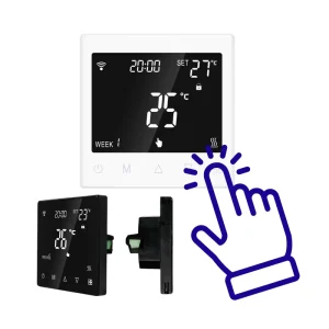 Temperature Control Thermostat for Home Floor Electric Heating Thermostat with Remote Wifi Thermostat
