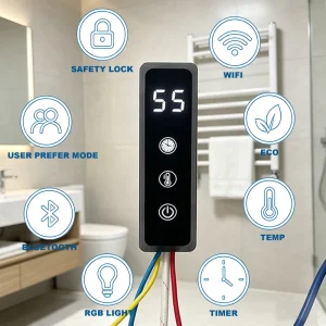Temperature Controlled Switches Wifi Smart Electric Towel Rack Controller Thermostat